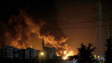 İran füzeleri İsrail'in Hayfa kentini vurdu