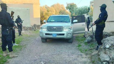 Suriye’nin güneyinde Grad füzesi deposu ele geçirildi