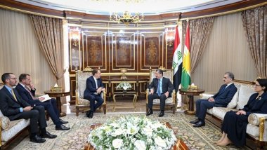 Mesrur Barzani Fransa Büyükelçisini kabul etti