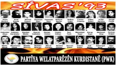 PWK: 2 Temmuz 1993’te Sivas’ta Madımak Oteli Yangınında Yakılarak Katledilenleri Saygıyla Anıyoruz