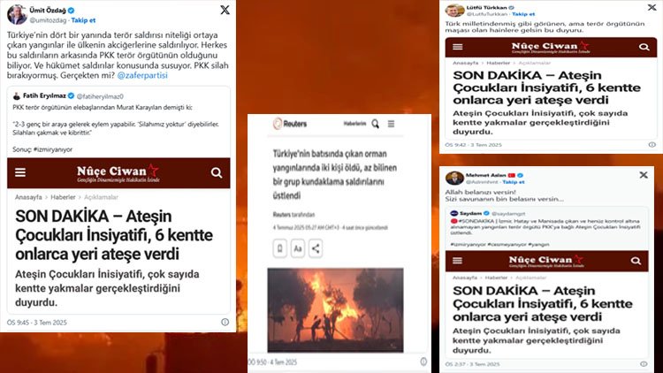 Orman yangınlarında sabotaj yalanları: 2020 tarihli haber yeni gibi dolaşıma sokuldu