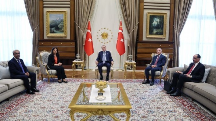 DEM Partiyê piştî hevdîtina bi Erdogan re daxuyanî da