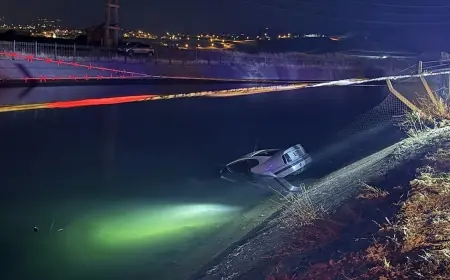 Otomobil sulama kanalına devrildi: Baba ve oğlu hayatını kaybetti