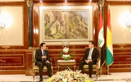Neçirvan Barzani, Irak Ulusal Güvenlik Danışmanı Araci'yi kabul etti