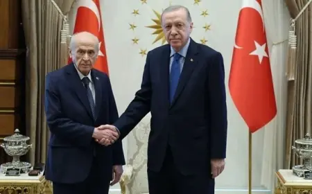 PKK'nin silah bırakma töreni öncesi Erdoğan ile Bahçeli'den sürpriz görüşme