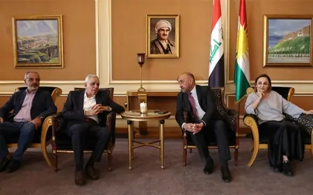 PKK’nin silah bırakma törenine katılacak olan DEM Parti heyeti Erbil’de