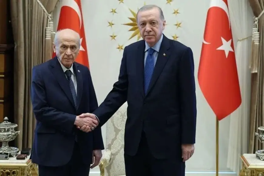 PKK'nin silah bırakma töreni öncesi Erdoğan ile Bahçeli'den sürpriz görüşme
