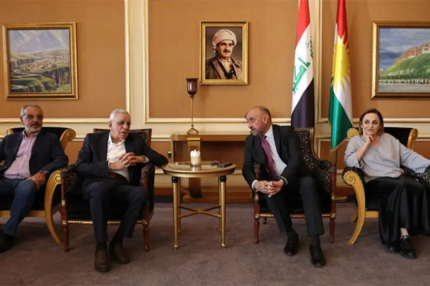 PKK’nin silah bırakma törenine katılacak olan DEM Parti heyeti Erbil’de