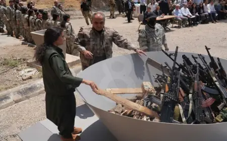 PKK: Silahlarımızı özgür irademizle imha ediyoruz