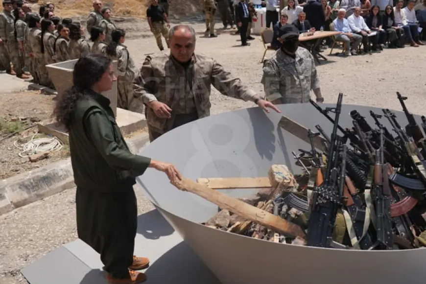 PKK: Silahlarımızı özgür irademizle imha ediyoruz