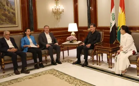 Neçirvan Barzani, DEM Parti heyetini kabul etti: 'Yeni adımlarla süreç ileri taşınacak'