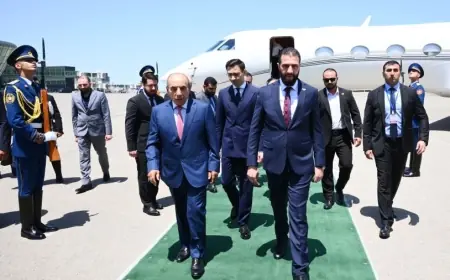 Suriye Cumhurbaşkanı Şara, Azerbaycan'da