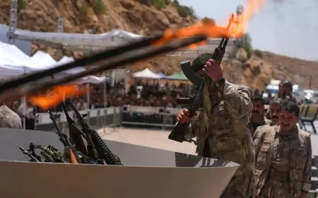 Silah bırakma töreninde envanter ve temas krizi