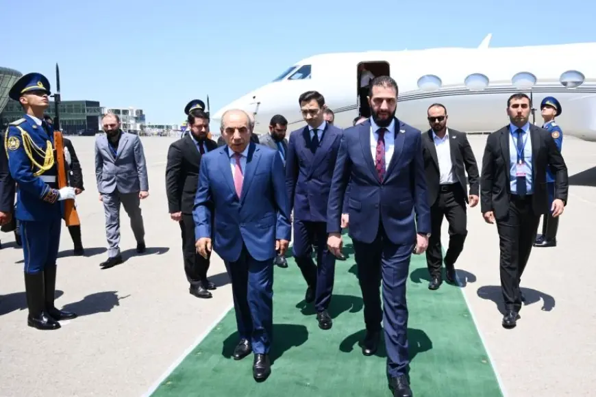 Suriye Cumhurbaşkanı Şara, Azerbaycan'da