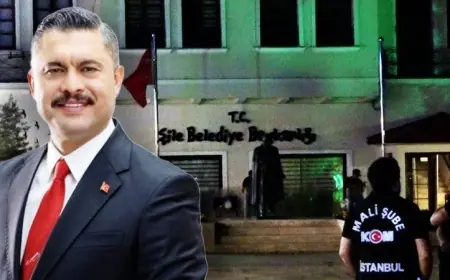 Şile Belediye Başkanı ve 4 belediye yöneticisi tutuklandı