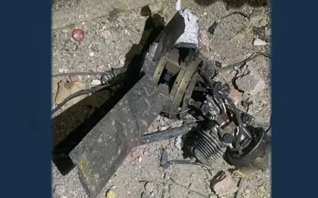 Erbil'de bomba yüklü İHA düştü