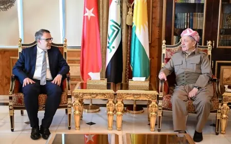 Başkan Mesud Barzani, Türkiye'nin Bağdat Büyükelçisini kabul etti