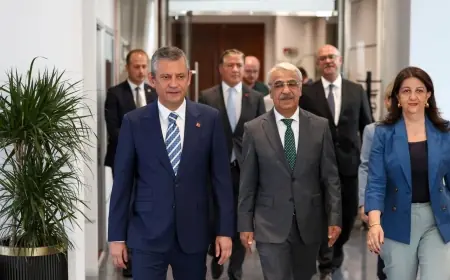 DEM Parti İmralı Heyeti, Özgür Özel'le görüştü