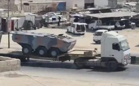 Türkiye'den Suriye'ye zırhlı personel taşıyıcı teslimatı