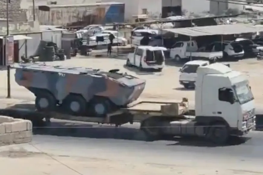 Türkiye'den Suriye'ye zırhlı personel taşıyıcı teslimatı