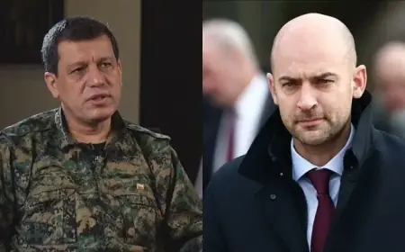 Jean-Noel Barrot û Mezlûm Ebdî axivîn