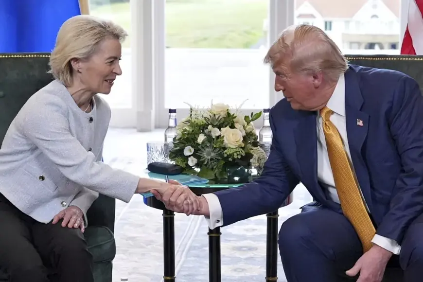 Trump AB ile tarihi ticaret anlaşmasını duyurdu