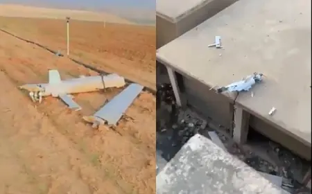 Erbil ve Kerkük sınırında üç drone düştü