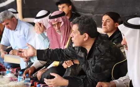 Mazlum Abdi, aşiret liderleriyle bir araya geldi