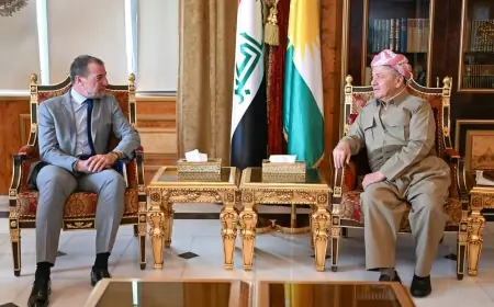 Başkan Barzani Fransa'nın Erbil Başkonsolosu ile görüştü