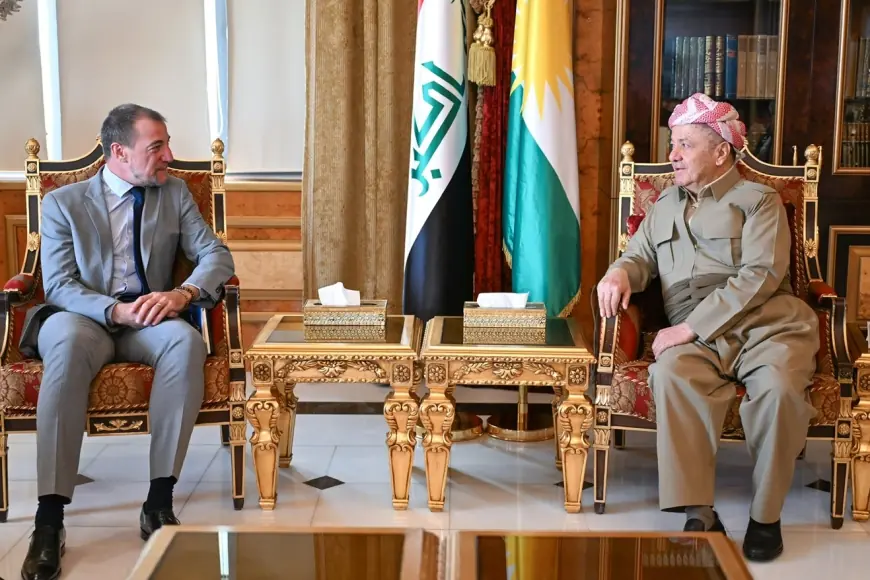 Başkan Barzani Fransa'nın Erbil Başkonsolosu ile görüştü
