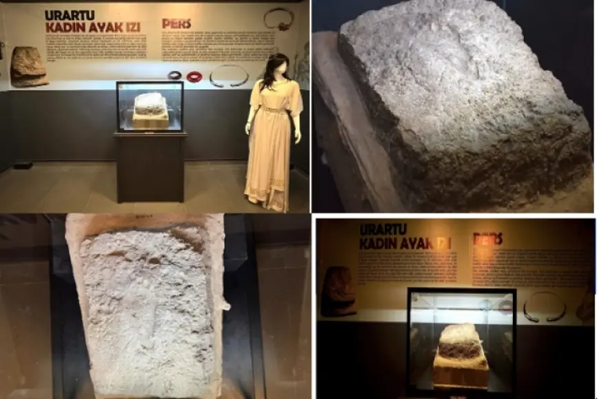 Urartulu Kadına Ait Ayak İzi Van Müzesi’nde Sergileniyor
