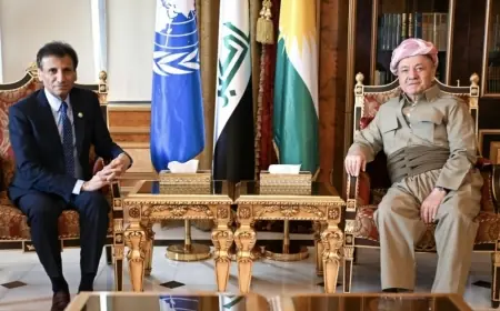 Başkan Barzani, BM Temsilcisi ve Katar Başkonsolosu ile Bölgesel Gelişmeleri Görüştü