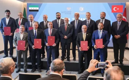 Türkiye ve Suriye arasında 10 alanda iş birliği mutabakatı