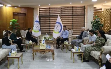 Heyeteke bilind a Brîtanyayê Rojavayê Kurdistanê ziyaret kir