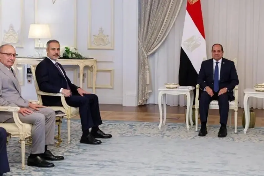 Fidan, Mısır'da Sisi ile görüştü