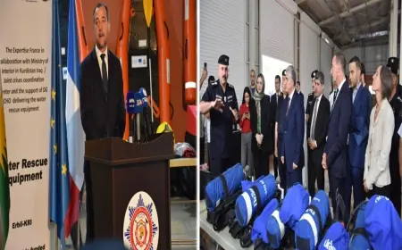 Fransa, Kürdistan Bölgesi’nin Acil Müdahale Kapasitesini Güçlendirmeye Devam Ediyor