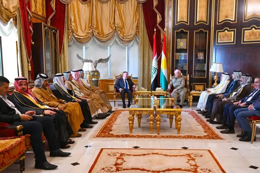 Başkan Barzani ve Iraklı Heyet Arasında Diyalog Mesajı