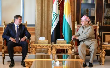 Başkan Barzani ve Rusya'nın Erbil Başkonsolosu ile görüştü