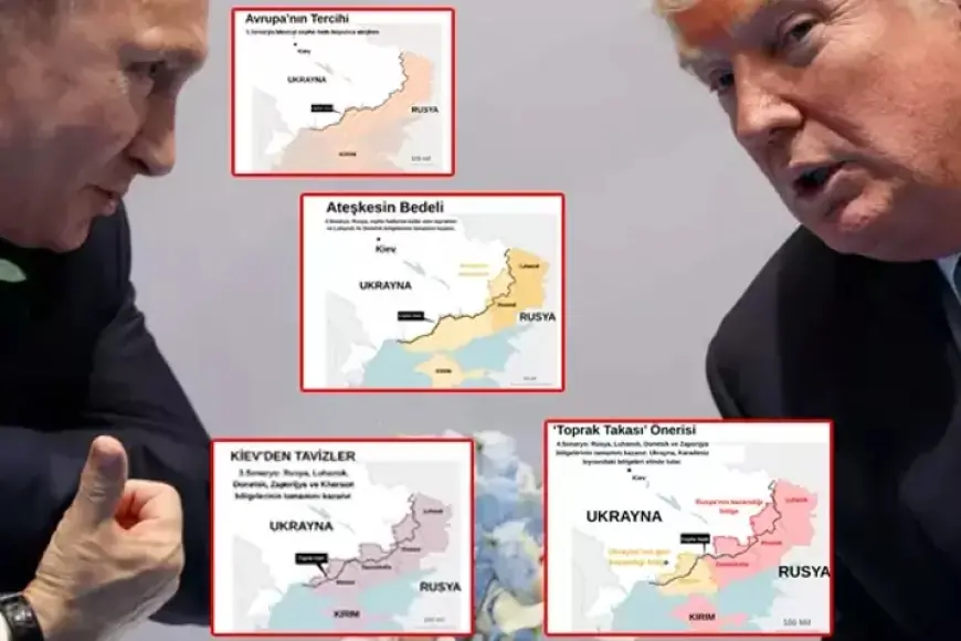 Rusya-Ukrayna savaşının sonu için 4 harita, 4 senaryo!