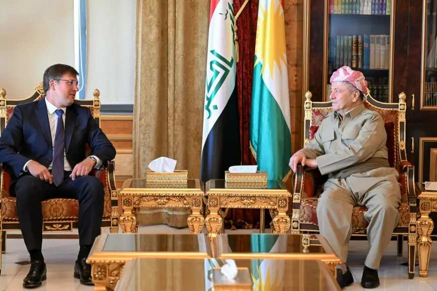 Başkan Barzani ve Rusya'nın Erbil Başkonsolosu ile görüştü
