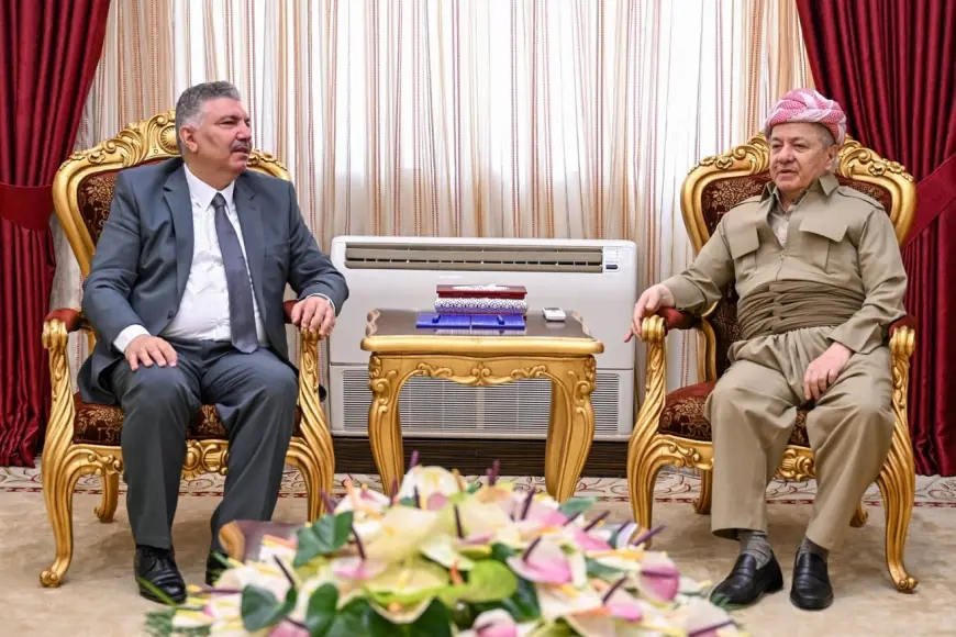Mesud Barzani Demokratik Suriye Meclisi Eşbaşkanı ile görüştü
