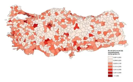 Türkiye’nin Sosyoekonomik Seviye Haritası açıklandı