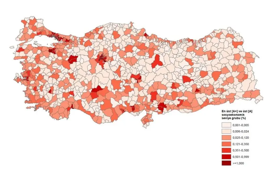 Türkiye’nin Sosyoekonomik Seviye Haritası açıklandı