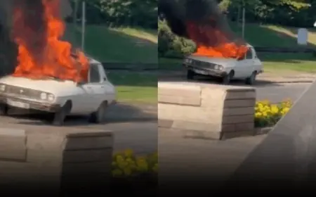 TBMM'nin önünde 'Beyaz Toros' yakıldı!