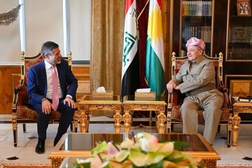 Mesud Barzani, ABD Bağdat Büyükelçiliği Maslahatgüzarı Steven Fagin’i kabul etti