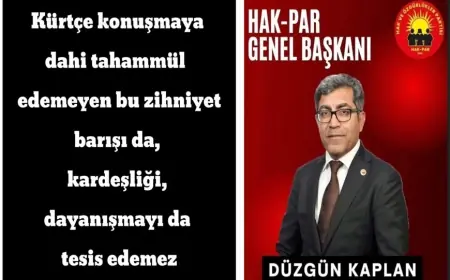 HAK-PAR’dan Kürtçe Konuşma Engeline Tepki