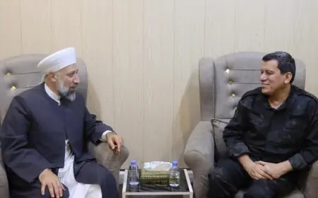 Şeyh Murşid Xeznewi, DSG Komutanı Mazlum Abdi ile Görüştü