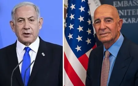 Netanyahu, ABD Özel Temsilcisi Barrack ile Lübnan ve Suriye Güvenlik Görüşmelerini Ele Aldı
