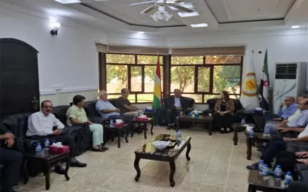 HAK-PAR Heyeti Hewler’de ENKS ile görüştü