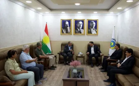 HAK-PAR Heyeti, Hewler’de KDP İran temsilciliğini ziyaret etti